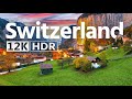 Switzerland 12K HDR 60FPS | Dolby Vision | Relaxing Music