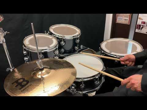 dw Collector's Series PURE MAPLE 4pcs "Gunmetal Sparkle Glass"