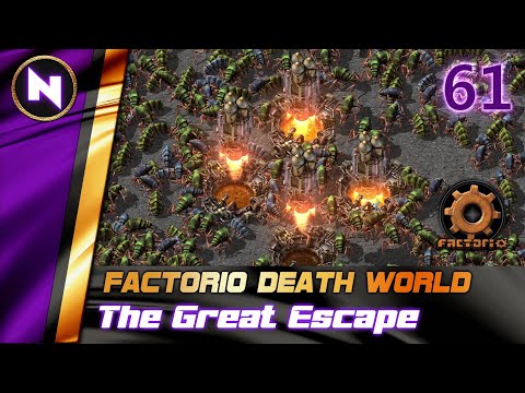 Factorio DeathWorld #61 JUGGLING SPIDERTRONS | Lets Play