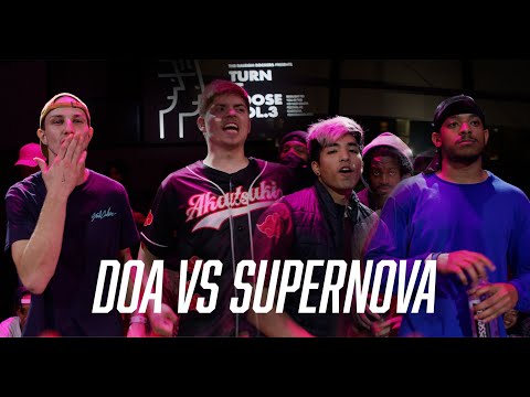 TURN IT LOOSE VOL. 3 // TOP 8 // DOA VS SUPERNOVA // BBOY MOTIVATION