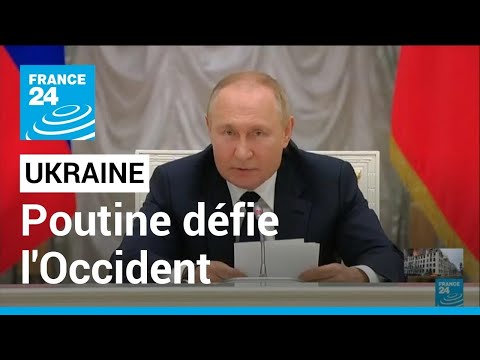 Ukraine : Vladimir Poutine défie les Occidentaux d'affronter la Russie sur le champ de bataille