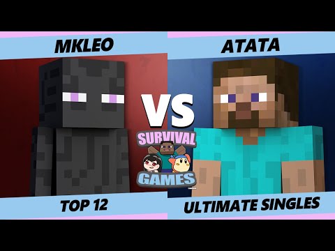 Survival Games Top 12 - MkLeo (Enderman) Vs. ATATA (Steve) Smash Ultimate SSBU