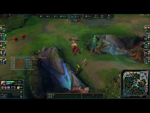 LoL: Azir top vs Warwick toplane gameplay for educational