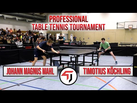 TomorrowTT PRO tournament - Johann Magnus Mahl vs Timotius Köchling - Group 4.