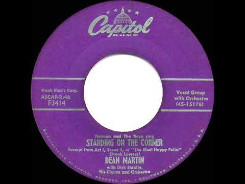 1956 HITS ARCHIVE: Standing On The Corner - Dean Martin