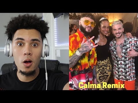 (REACCION) Pedro Capó, Alicia Keys, Farruko - Calma (Alicia Remix - Official Video)
