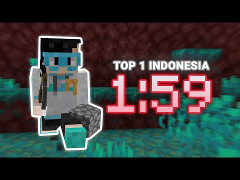 Namatin Minecraft in 1:59 - 1.16 Any% SSG (Top 1 INDONESIA)