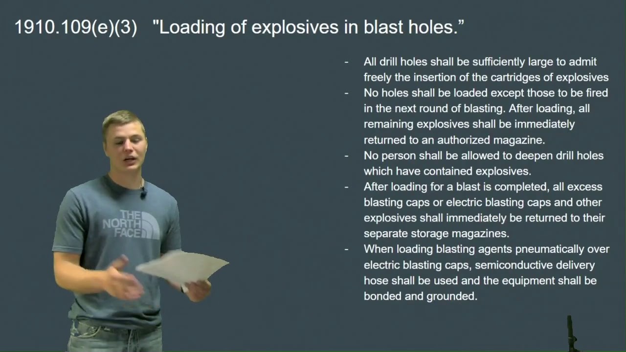 Nate Smith Blasting and Explosive Safety