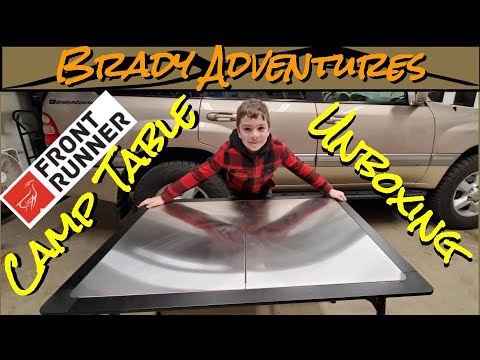 Front Runner Pro Camp Table Unboxing - 100 Series Land Cruiser Overland Rig Build