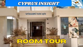 Vrissaki Hotel Apartments, Protaras Cyprus - Room Tour 2024.