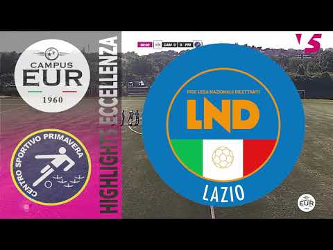 Highlights Eccellenza - Girone B - 7° Giornata | Campus Eur 1960 0-0 Centro Sportivo Primavera