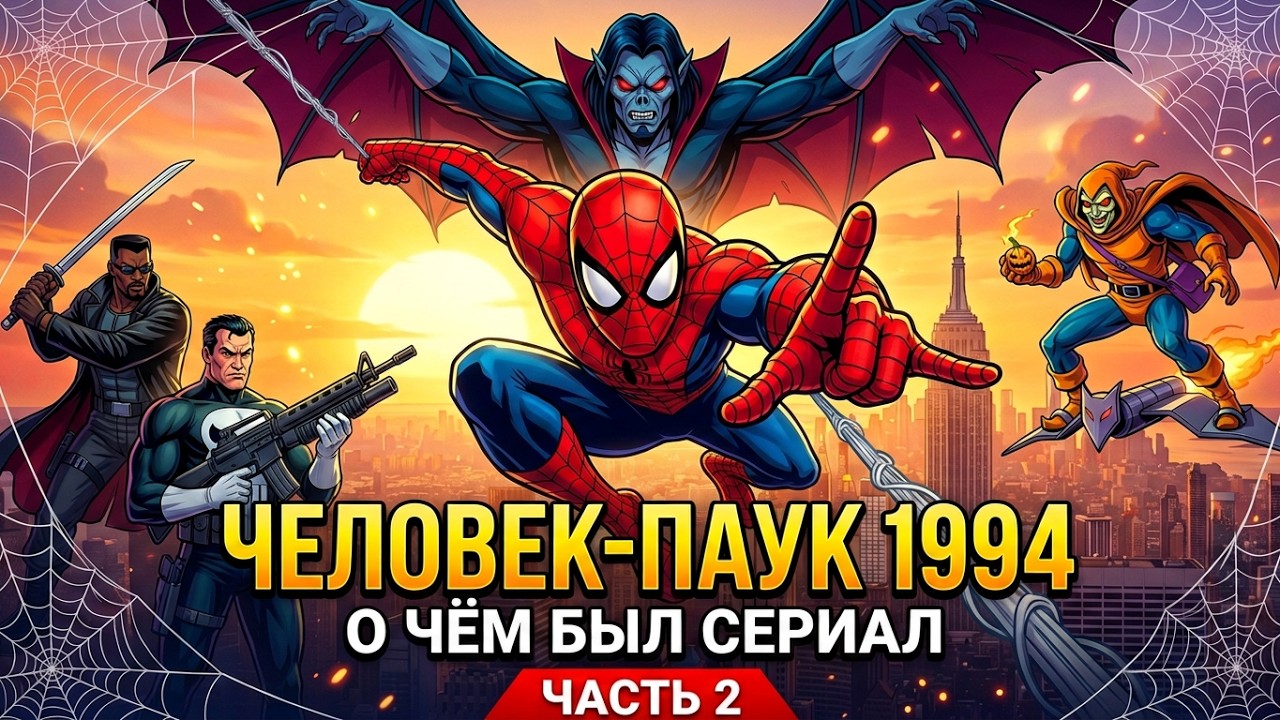 ЧЕЛОВЕК-ПАУК 1994 (О чём был сериал / ЧАСТЬ 2) | ОБЗОР