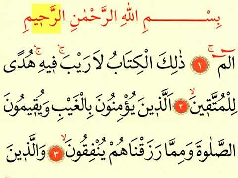 Elif Lam Mim -  Surja Bakara 1-5 | Lexo Kur’an