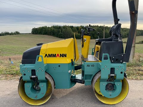 Обзор тротуарного катка Ammann AV 40-2