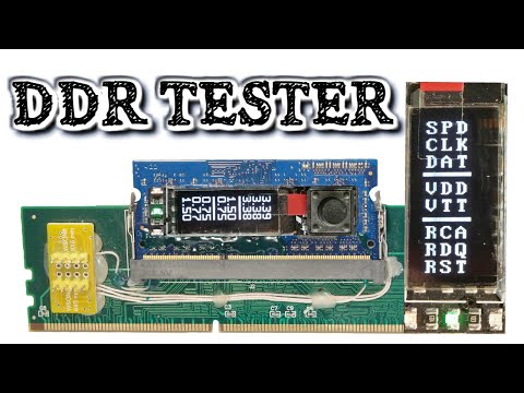 DDR2 DDR3 DDR4 socket Tester контроль напряжений