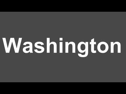 How to Pronounce Washington | Washington Pronunciation | How to Say Washington