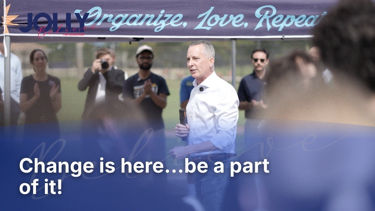 David Jolly speaking directly to camera about the people's campaign