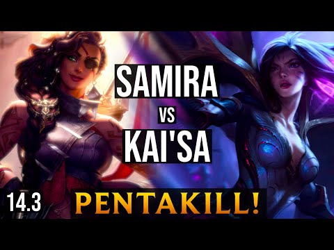SAMIRA Bot vs KAI'SA | EUNE Master - Patch 14.3