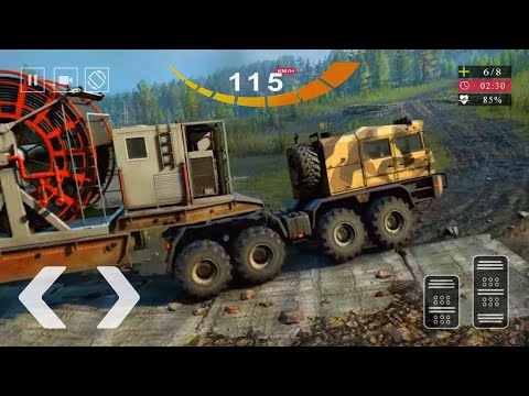 Offroad US Army Truck Simulator - US Army Simulator 2020 #8 - Offroad Games 2020 - Android Gameplay