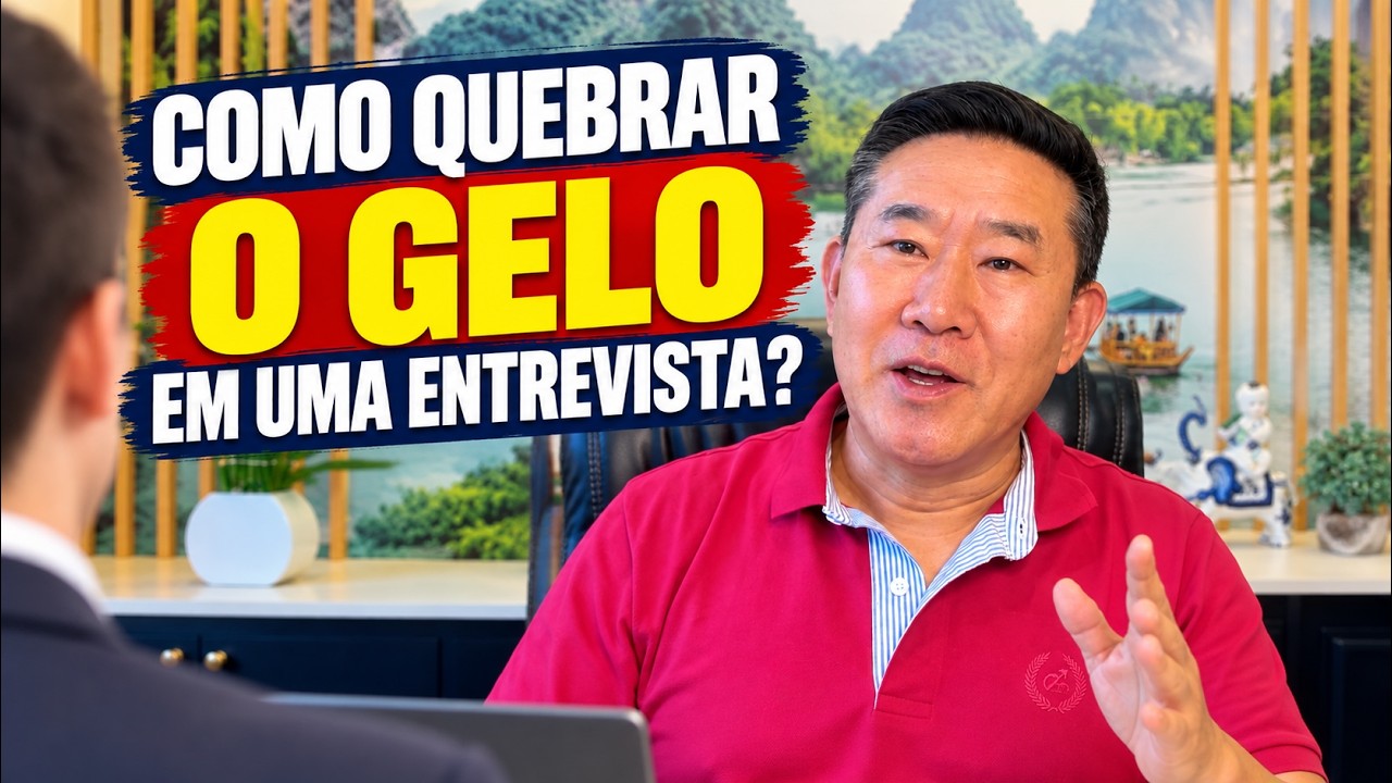 COMO QUEBRAR O GELO EM UMA ENTREVISTA? USE ESTE OLHAR | Peter Liu