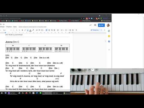 Lær klaverakkorder til Joanna