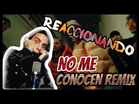 REACCIONANDO A - NO ME CONOCEN (REMIX) - BANDIDO, DUKI, REI, TIAGO PZK (VIDEO OFICIAL)