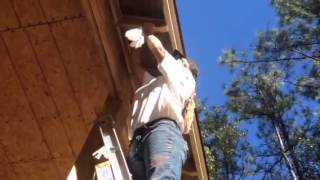 Sherwin Williams Caulk 950A - Prepping Open Rafter Tails