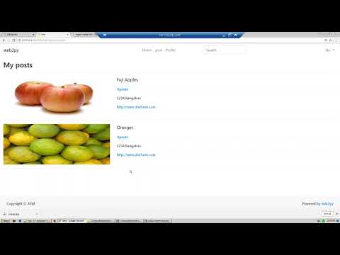 Web Development Using Web2py And Python Part 34