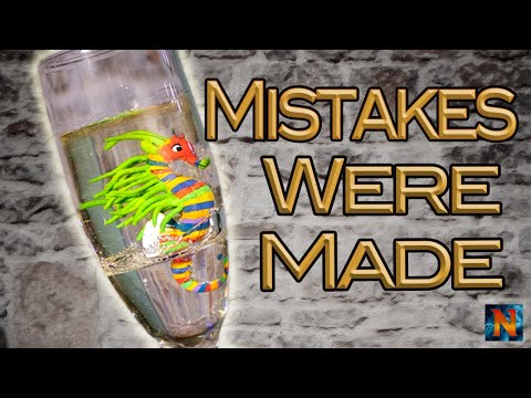 How I ruined my crayon pony fish sculpture from Life aquatic