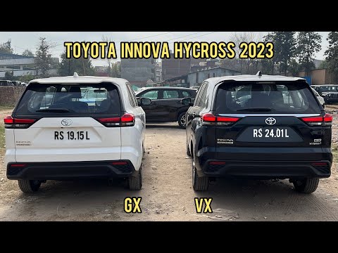 New Toyota Innova HyCross 2023 🔥 GX vs VX - Rs 4.86L Price Difference | Innova Hybrid vs Petrol