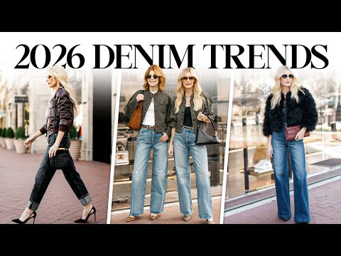 7 Of The Hottest Denim Trends of 2026 (Early Trend Forecast)  | Fashion Over 40