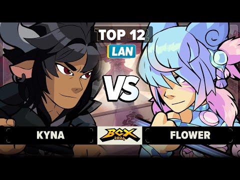 Kyna vs Flower - Top 12 - Brawlhalla World Championship 2024 - LAN 1v1