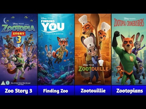 Zootopia 2 Parody of Famous Movie Posters | Disney Fan Art (Latest Version!) | Part 4