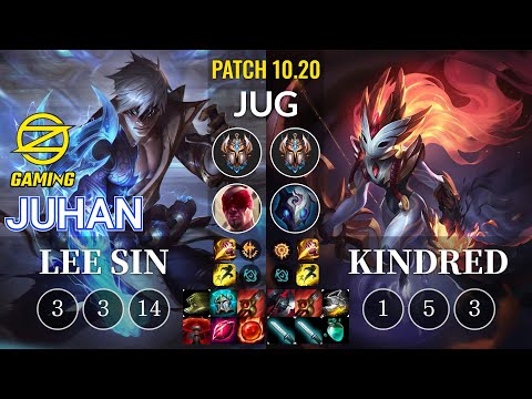 OZ Juhan Lee Sin vs Kindred Jungle - KR Patch 10.20