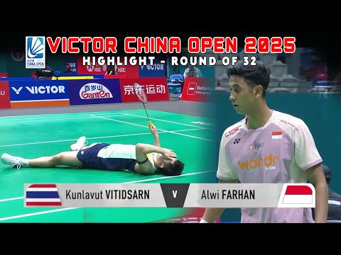 Kunlavut Vitidsarn [THA]  vs Alwi Farhan [INA]  | China Open 2025 |R32