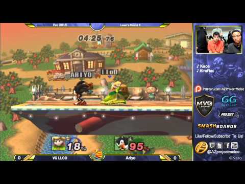 PM@Evo 2015: LLOD (Peach) vs AriYo (Sonic) Winners