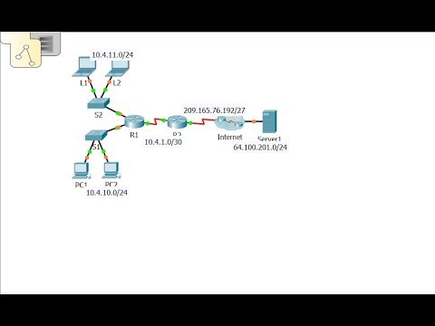 [CCNA v6] Packet Tracer 9.3.1.4 Verifying and troubleshooting NAT configuration