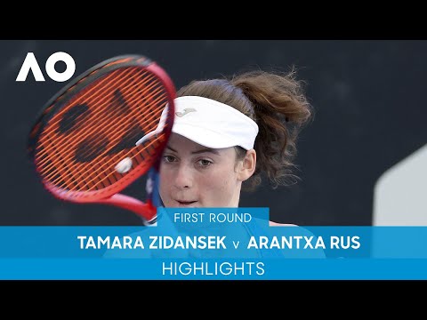 Tamara Zidansek v Arantxa Rus Highlights (1R) | Australian Open 2022