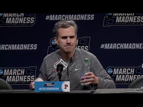Princeton men's basketball coach talks about upset victory at 2023 NCAA tournament against Arizona