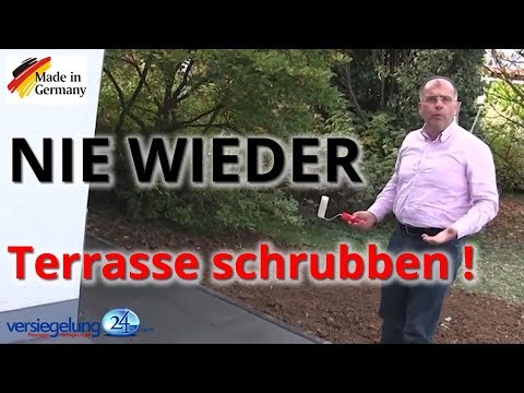 Terrassenplatten / Betonsteine versiegeln - www.versiegelung24.com