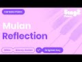 Reflection - Mulan | Christina Aguilera (Piano Karaoke)