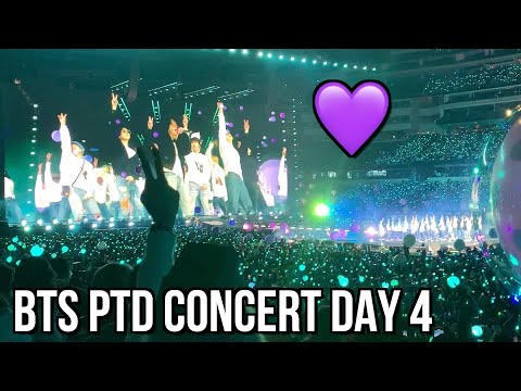BTS PTD Concert Day 4 FULL [vlog/fancam] 211202 Jin’s Birthday Reaction