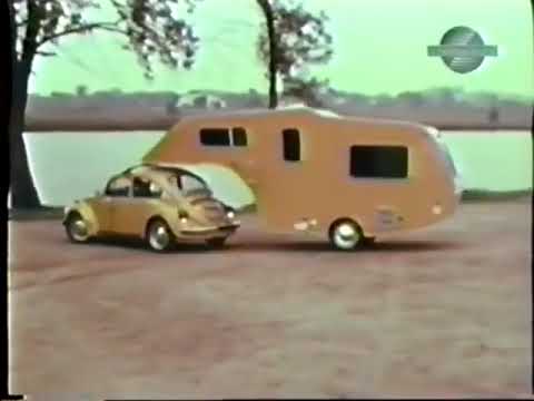 WOW a VW with 5th Wheel Camper   RARE