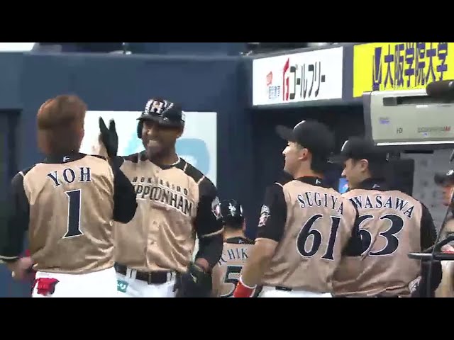 【CS 1st】7回表 ファイターズ・ミランダ CS第1号ホームラン!! 2014/10/12 Bs-F