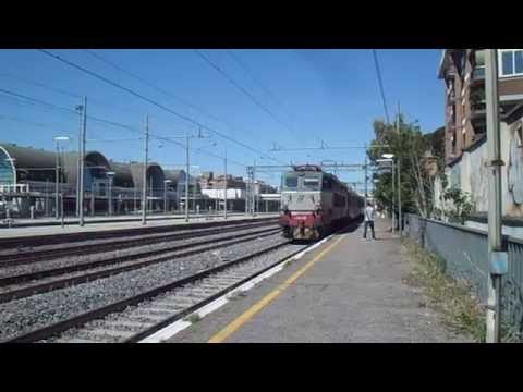 E656.058 sull' INV 15517 Roma Ostiense - Reggio Calabria Centrale, in partenza da Roma Ostiense