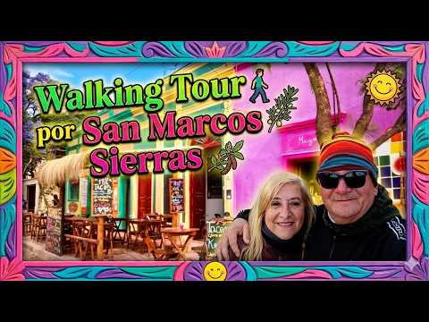 Walking Tour por el centro de San Marcos Sierras. Así es fuera de temporada.