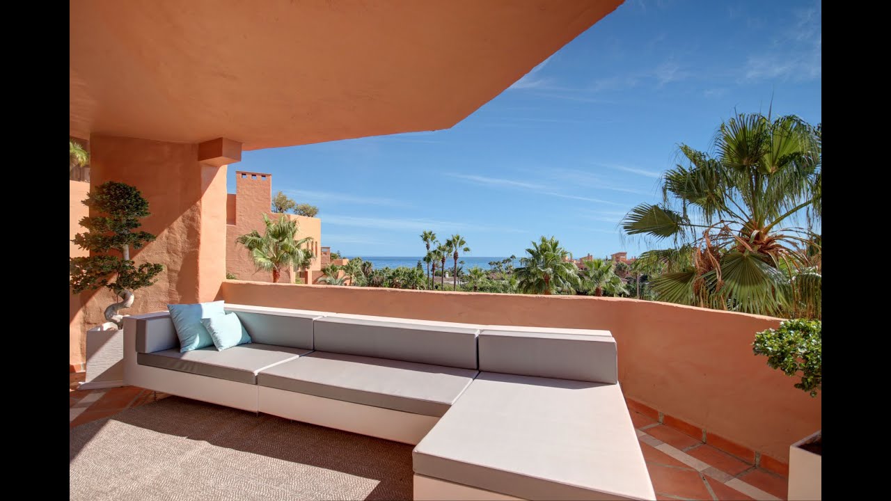 Beautiful 2 bedroom apartment with sea views for sale inside the Kempinski Hotel, Estepona