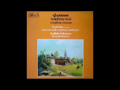 Alexander Glazunov : Concerto in E-flat major for alto saxophone and string orchestra Op. 109 (1934)