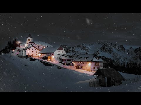 Heavy Blizzard in Monte Lussari, Italy┇Howling Wind┇Nature Sounds for Sleep, Study & Relaxation