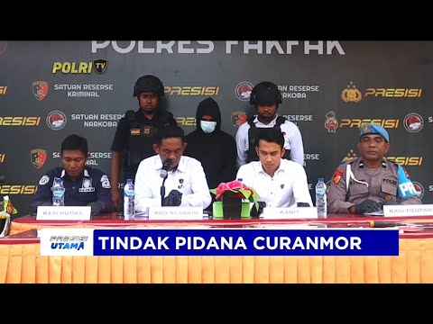 POLRES FAKFAK RILIS TINDAK PIDANA CURANMOR